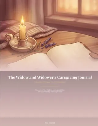 Cover of The Widow and Widower's Caregiving Journal
