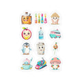 Kawaii Stickers Sheet 186 — 12 Kiss-Cut Vinyl Decals