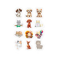 Cute Kawaii Sheet 07 — 12 Kiss-Cut Vinyl Decals