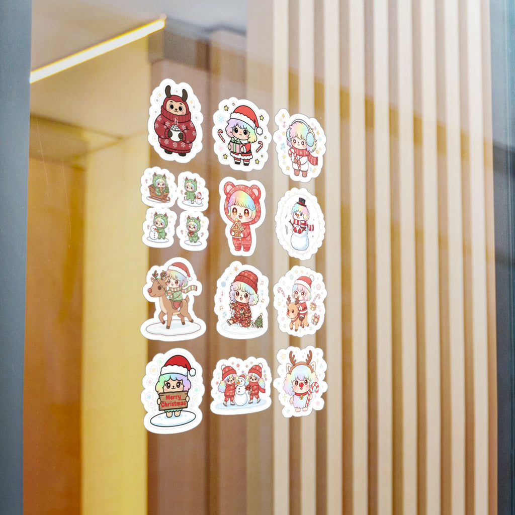Christmas Monsters Sheet 16 — 12 Kiss-Cut Vinyl Decals