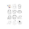 Kawaii Classics Sheet 01 — 12 Kiss-Cut Vinyl Decals