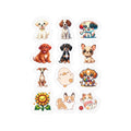 Cute Kawaii Sheet 20 — 12 Kiss-Cut Vinyl Decals