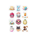 Kawaii Stickers Sheet 223 — 12 Kiss-Cut Vinyl Decals
