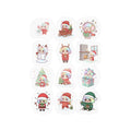 Christmas Monsters Sheet 09 — 12 Kiss-Cut Vinyl Decals