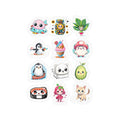 Kawaii Stickers Sheet 149 — 12 Kiss-Cut Vinyl Decals