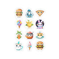 Kawaii Stickers Sheet 251 — 12 Kiss-Cut Vinyl Decals