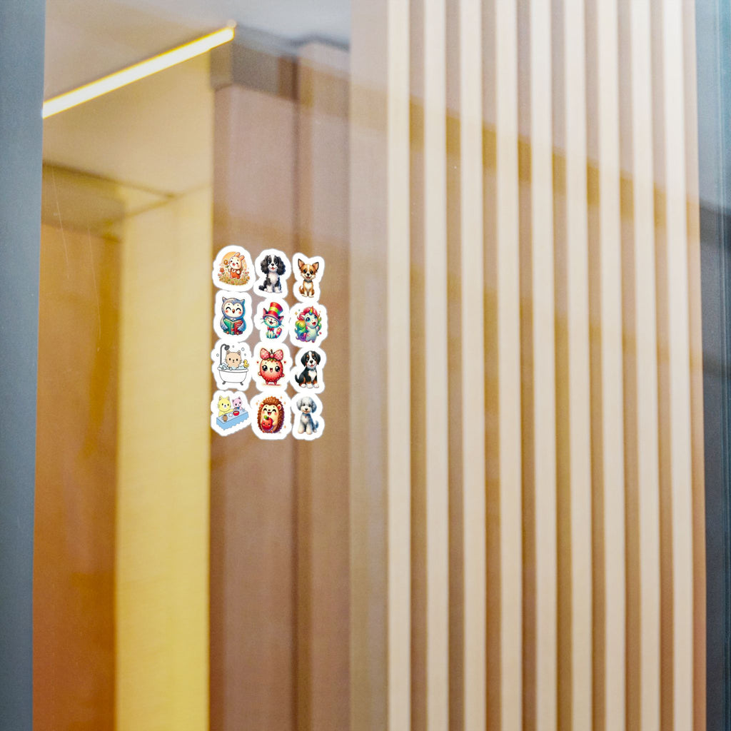 Cute Kawaii Sheet 08 — 12 Kiss-Cut Vinyl Decals