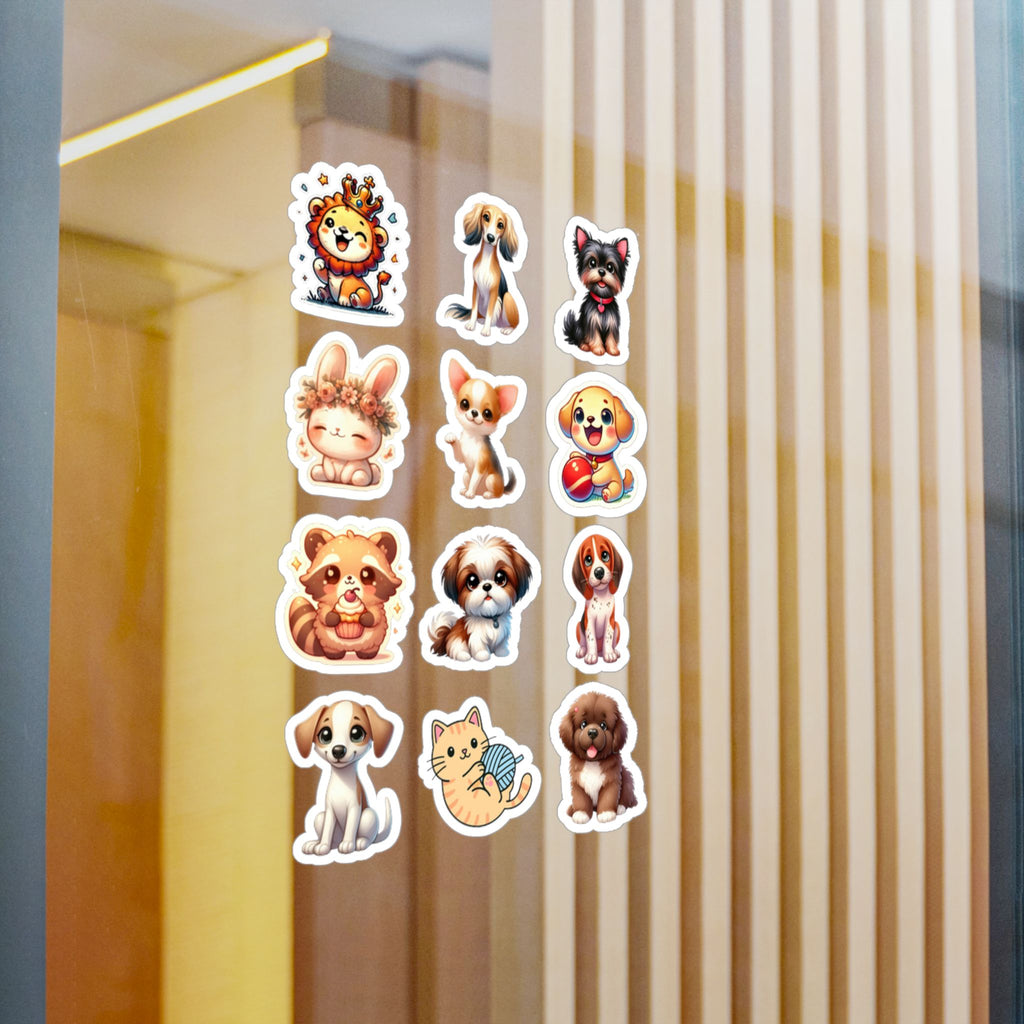 Cute Kawaii Sheet 15 — 12 Kiss-Cut Vinyl Decals