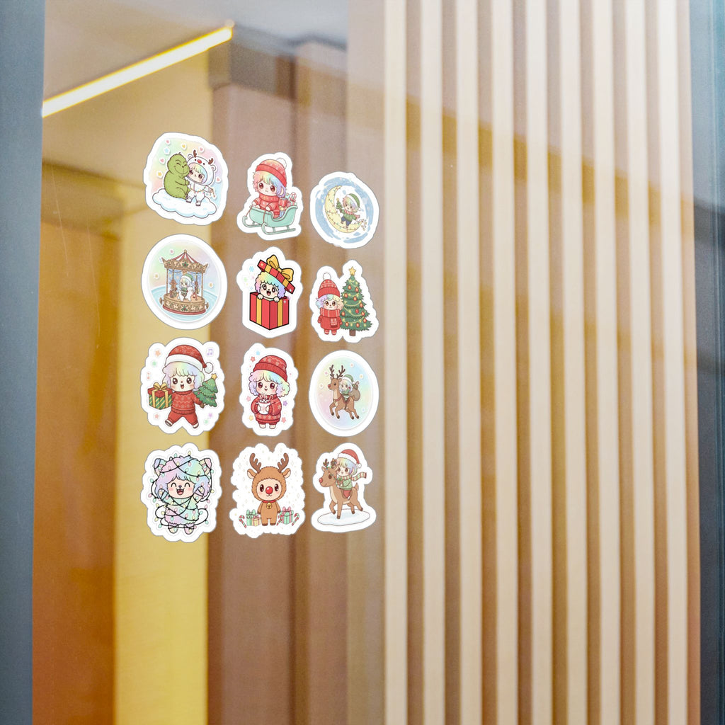 Christmas Monsters Sheet 11 — 12 Kiss-Cut Vinyl Decals