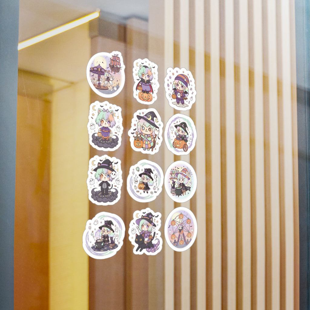 Halloween Monsters Sheet 05 — 12 Kiss-Cut Vinyl Decals