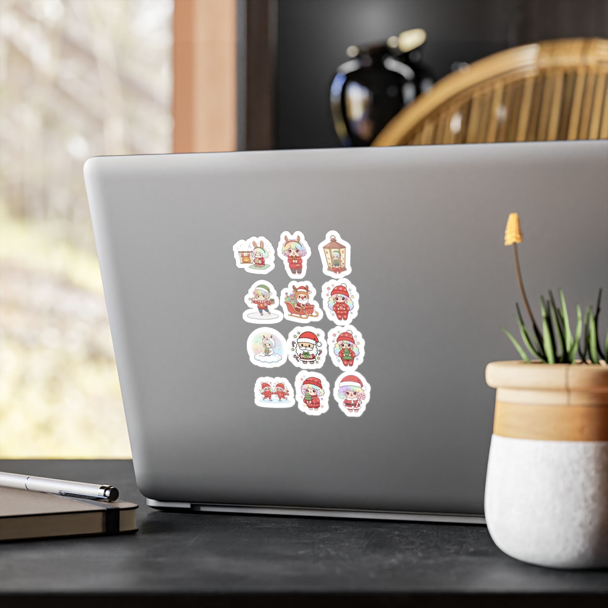 Christmas Monsters Sheet 05 — 12 Kiss-Cut Vinyl Decals