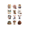 Kawaii Dogs Sheet 16 — 12 Kiss-Cut Vinyl Decals