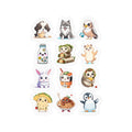 Kawaii Stickers Sheet 184 — 12 Kiss-Cut Vinyl Decals