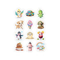 Kawaii Stickers Sheet 164 — 12 Kiss-Cut Vinyl Decals