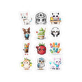 Kawaii Stickers Sheet 115 — 12 Kiss-Cut Vinyl Decals