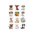 Cute Kawaii Sheet 04 — 12 Kiss-Cut Vinyl Decals