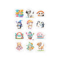 Kawaii Stickers Sheet 268 — 12 Kiss-Cut Vinyl Decals