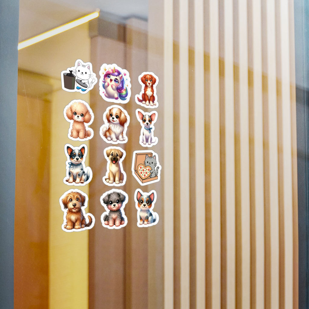 Cute Kawaii Sheet 22 — 12 Kiss-Cut Vinyl Decals