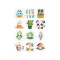 Kawaii Stickers Sheet 189 — 12 Kiss-Cut Vinyl Decals