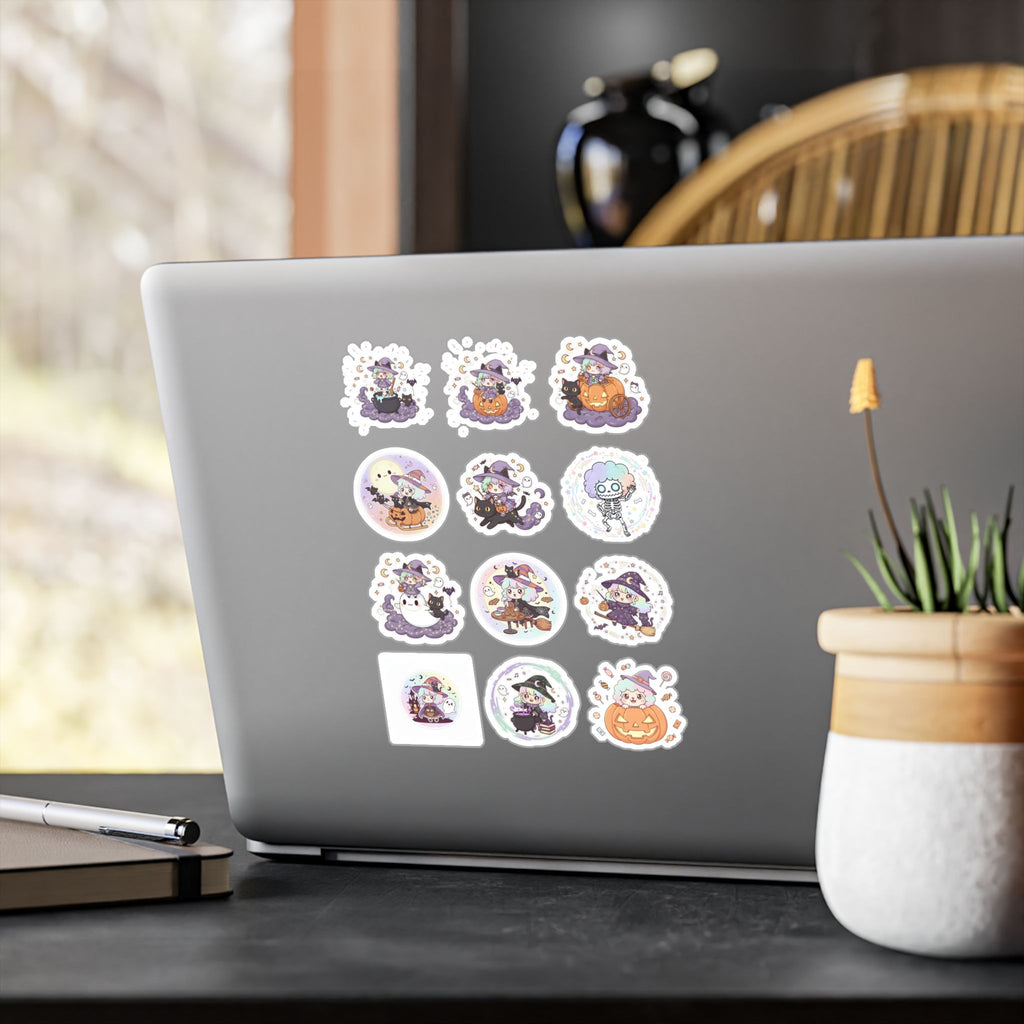 Halloween Monsters Sheet 03 — 12 Kiss-Cut Vinyl Decals